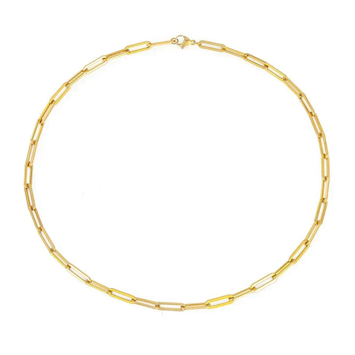 Archen Elegant Chain Necklace White Gold - Elena Harper