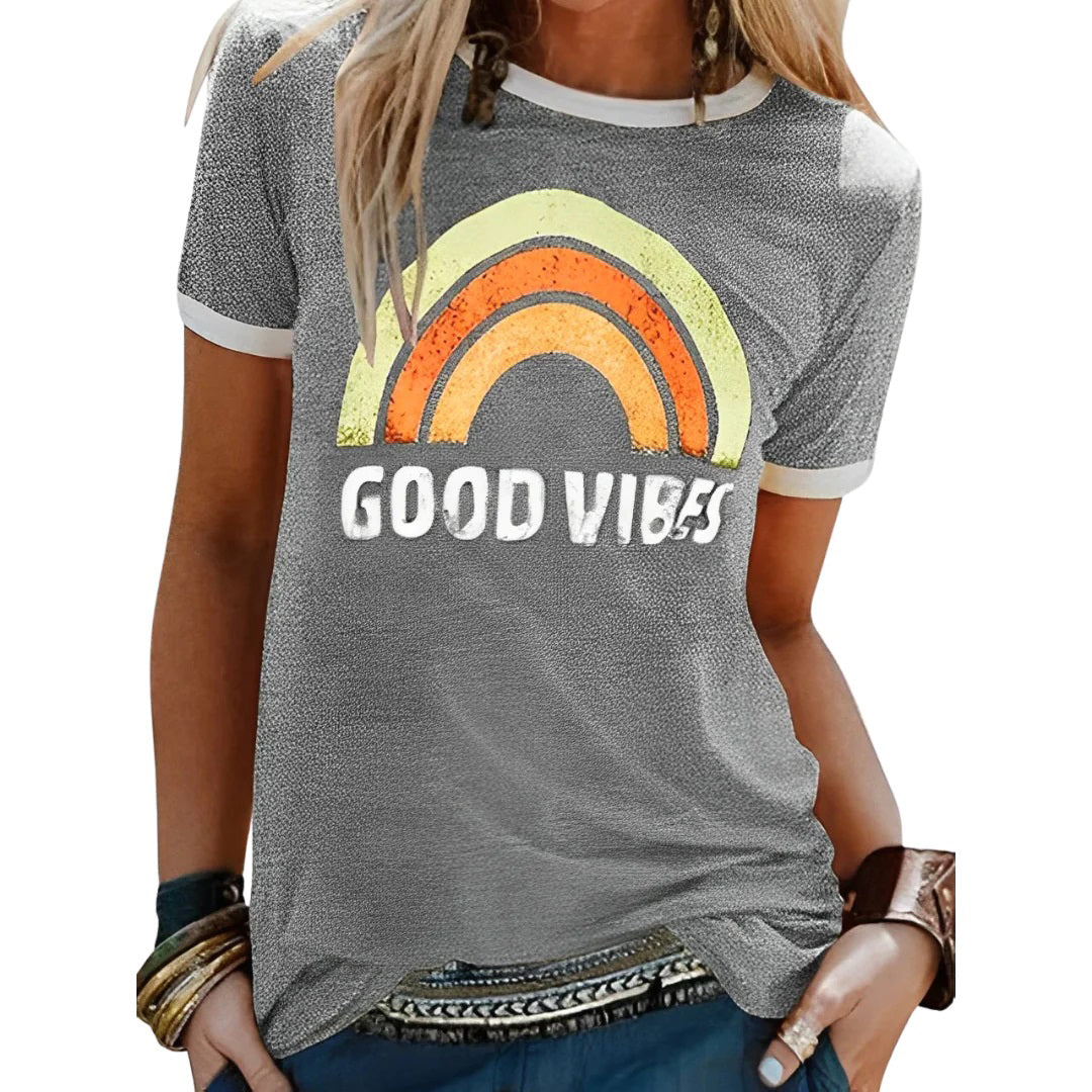 Alvhilde | Relaxed and Colourful Graphic T-Shirt