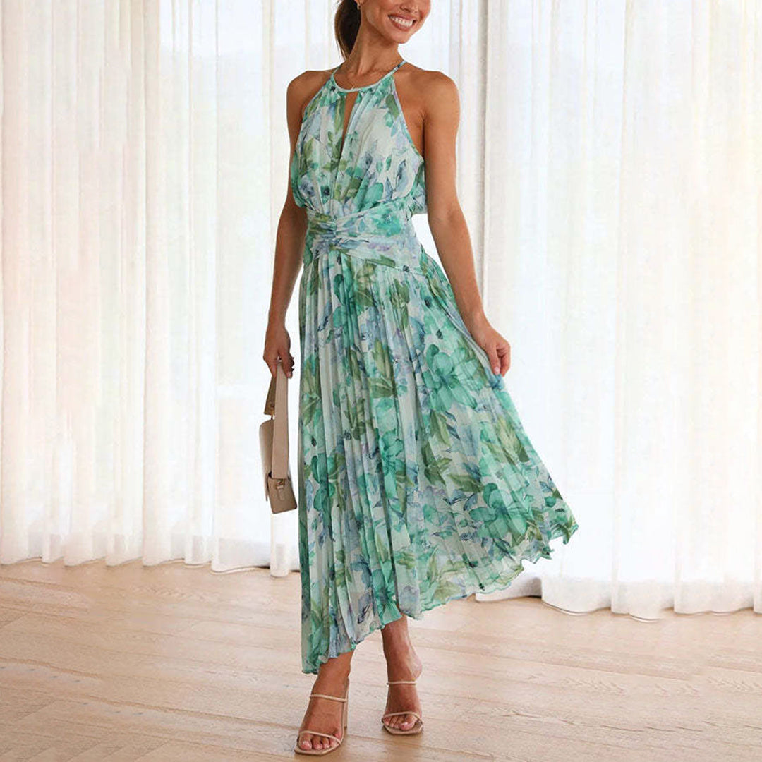 Rosie | Elegant Floral Breeze Maxi Dress for Summer