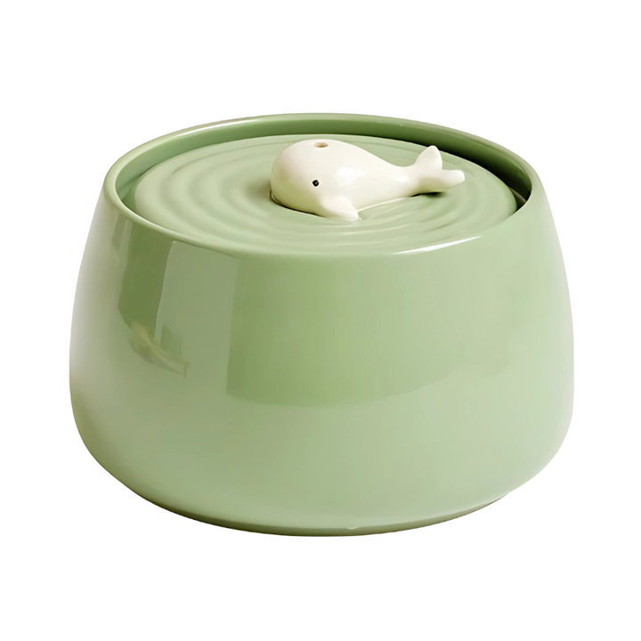 Siporia Automatic Ceramic Pet Water Fountain for Cats & Dogs