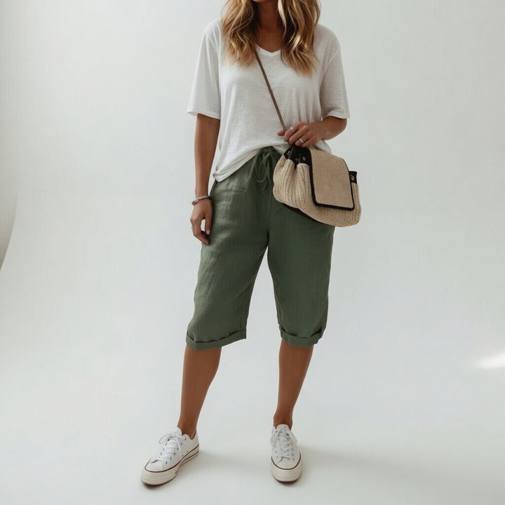 SUMMER BERMUDA SHORTS FOR WOMEN
