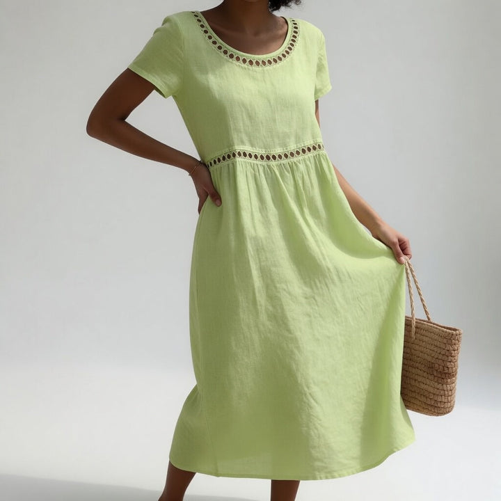 MODERN EMBROIDERED DRESS FOR WOMEN