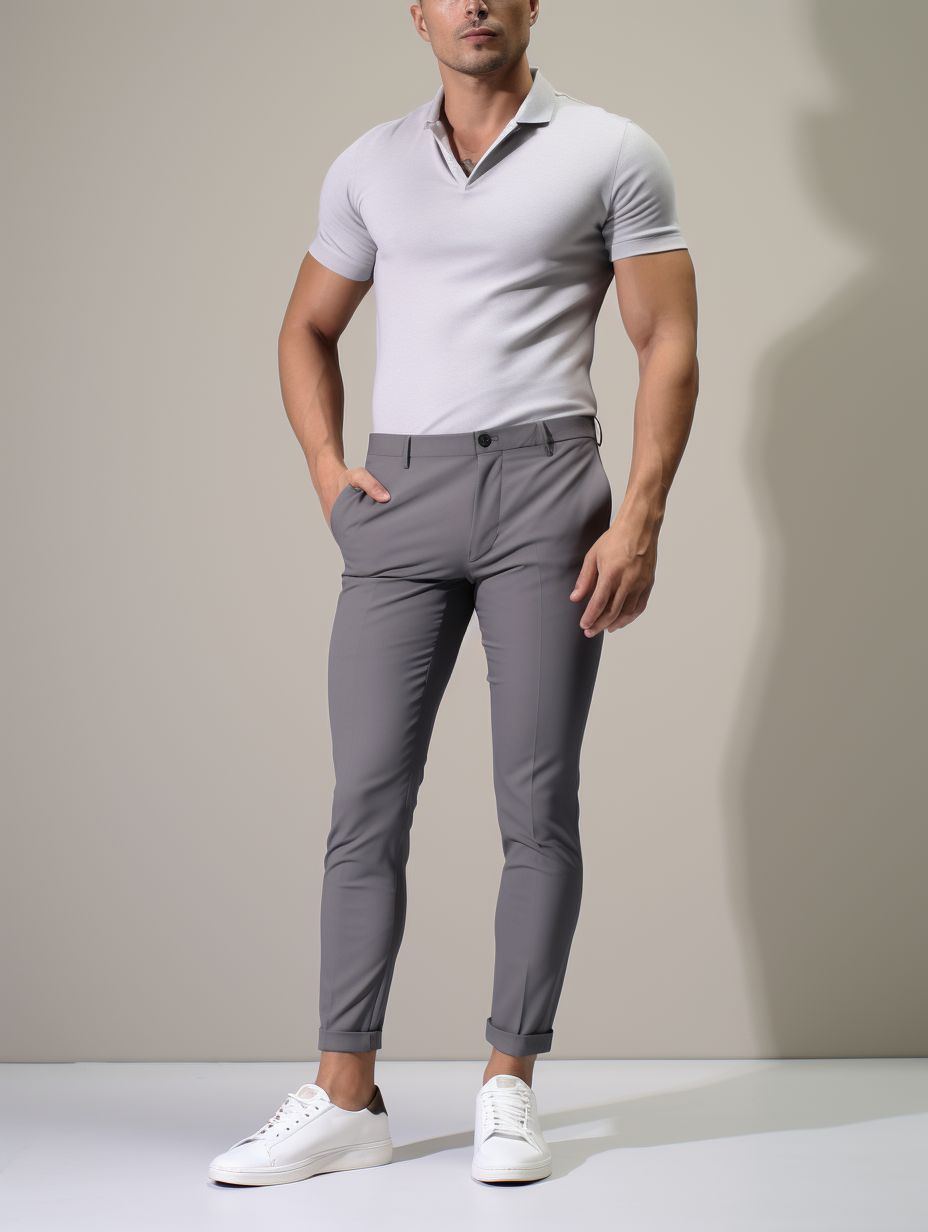 LAURENT MONACO | STRETCH PANTS FOR MEN
