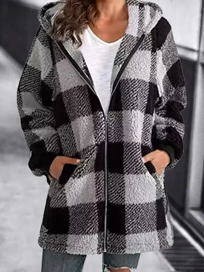 Georgia™ Oversized Checkered Coat