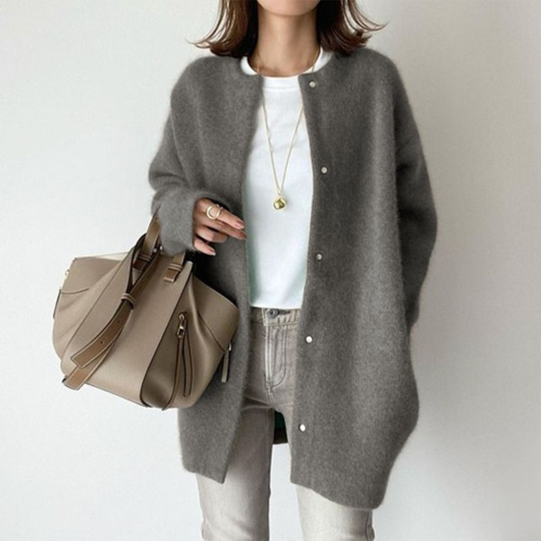 Raveena Comfortable Cardigan, view 5 - Elena Harper