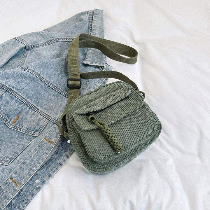 Geanna | Compact Ribbed Shoulder Bag