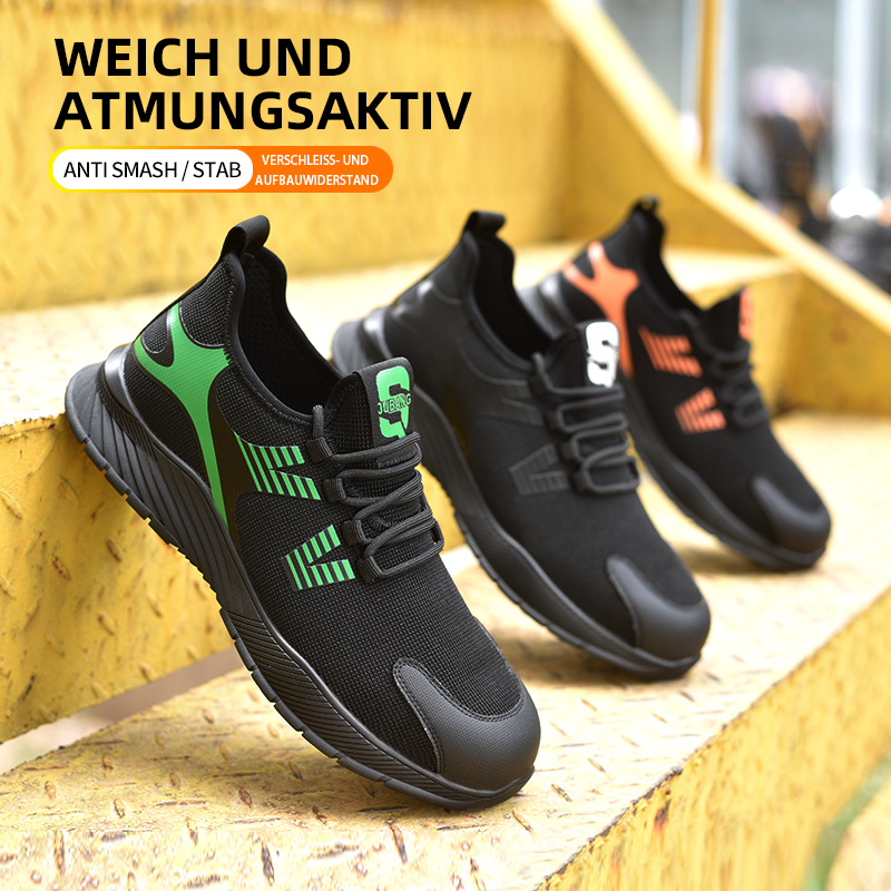 Breathable SRA Non-slip EVA Four Breathable Men's Safety Shoes EB