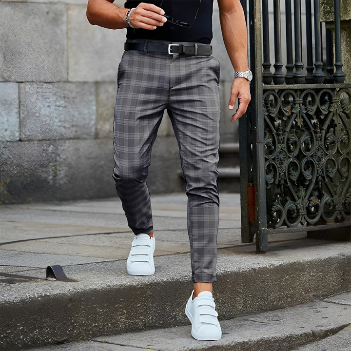 Elezer Comfortable Summer Pants for Men, view 3 - Elena Harper