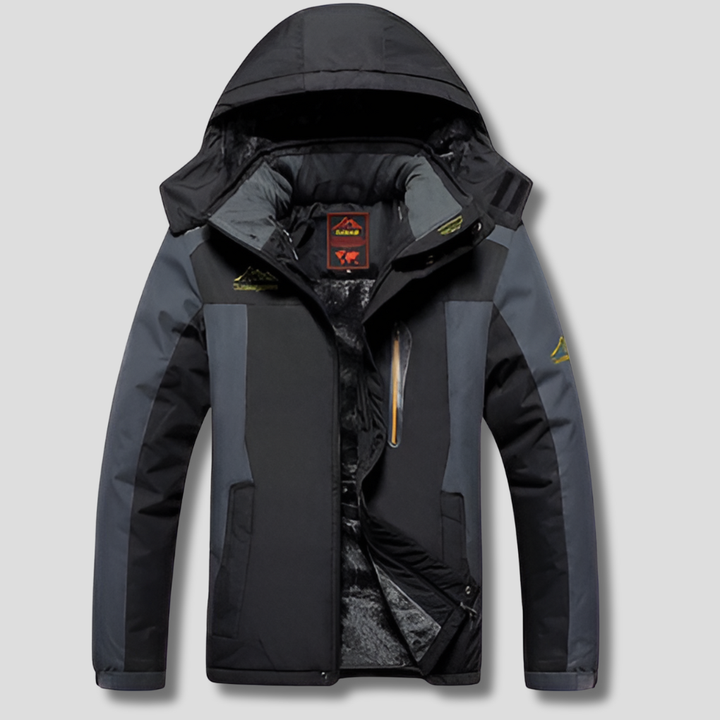Men's Winter Jacket Water-Repellent with Fleece Lining