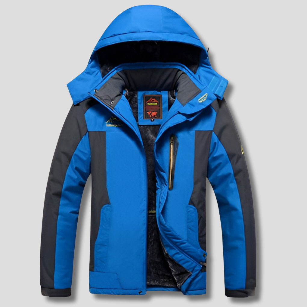 Men's Winter Jacket Water-Repellent with Fleece Lining