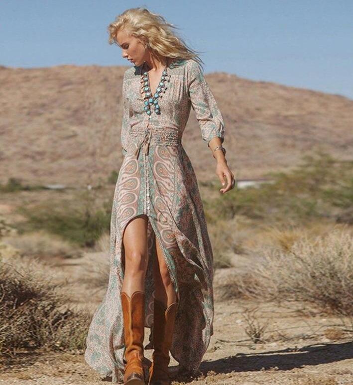 Adrienne - Bohemian Ethnic Dress