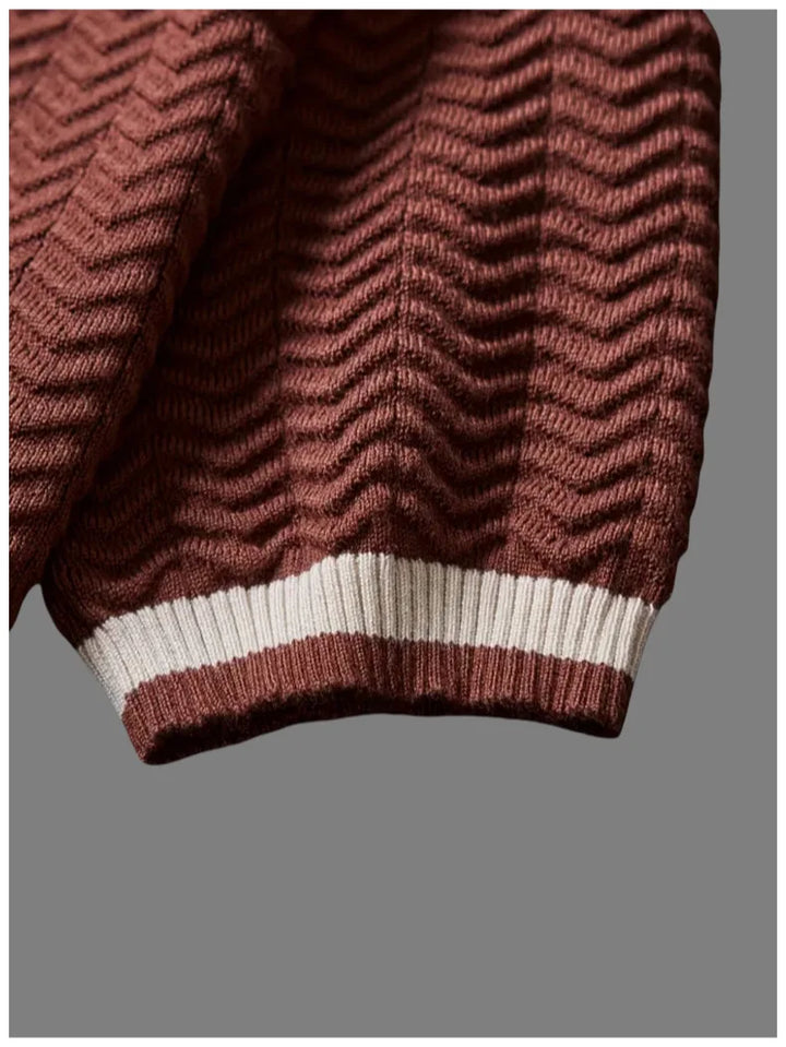 LAURENT MONACO | TEXTURED KNIT T-SHIRT FOR MEN