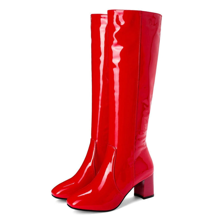 Odile - Women's Patent Leather Boots