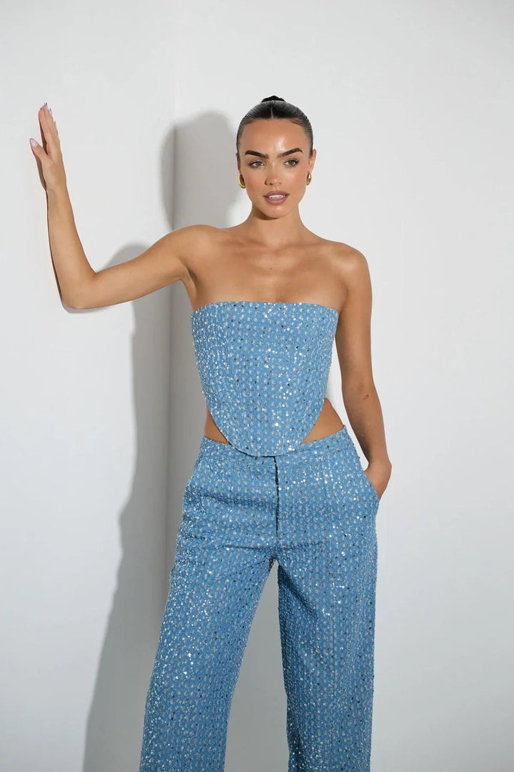 Maya Stylish Spring Set with Pants - Elena Harper