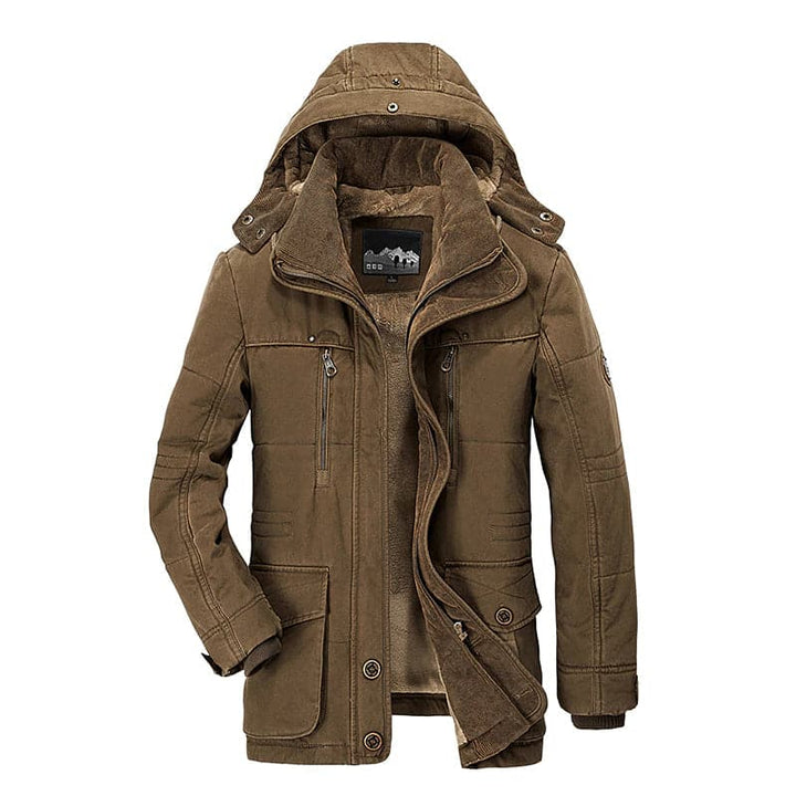 Men's Hooded Parka Jacket – Ultimate Winter Warmth & Style