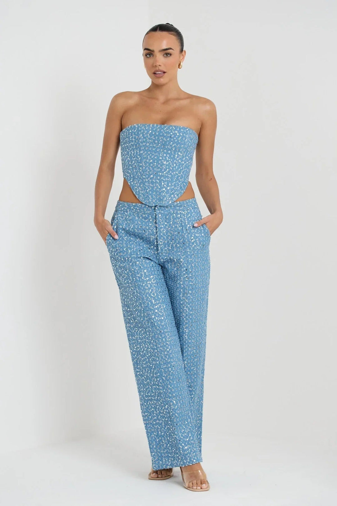 Maya Stylish Spring Set with Pants, view 3 - Elena Harper