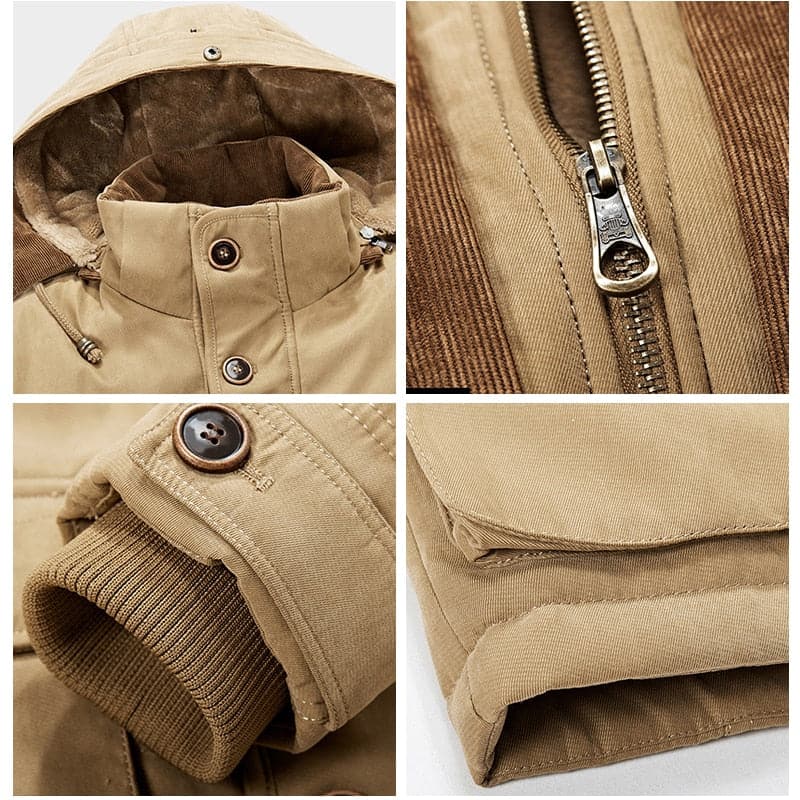 Men's Hooded Parka Jacket – Ultimate Winter Warmth & Style