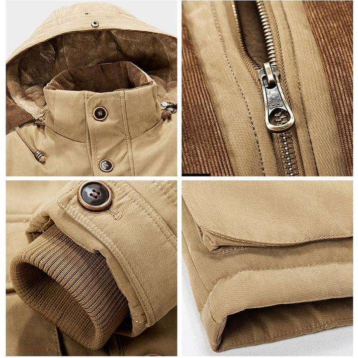 Men's Hooded Parka Jacket – Ultimate Winter Warmth & Style