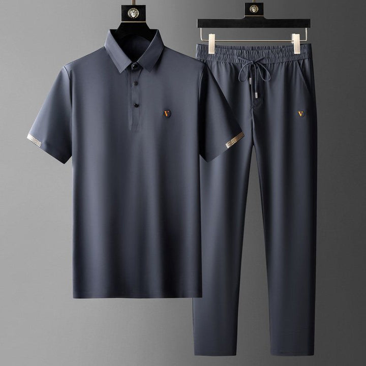 Men’s Smart Polo & Trousers Co-Ord Set