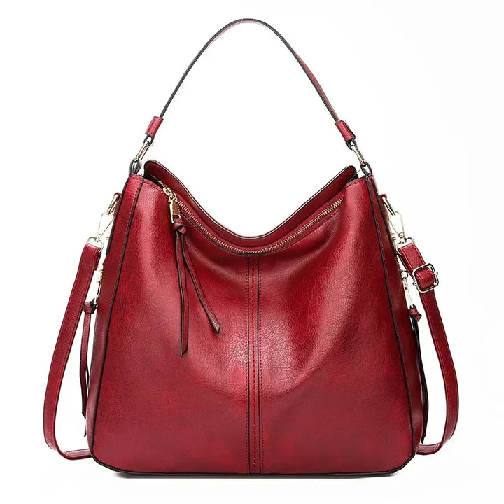 Gudborg | Elegant and Spacious Everyday Bag in Classic Black