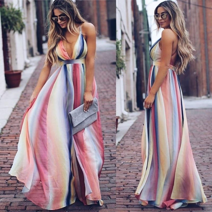 Erika - Long Dress Multicolor Design