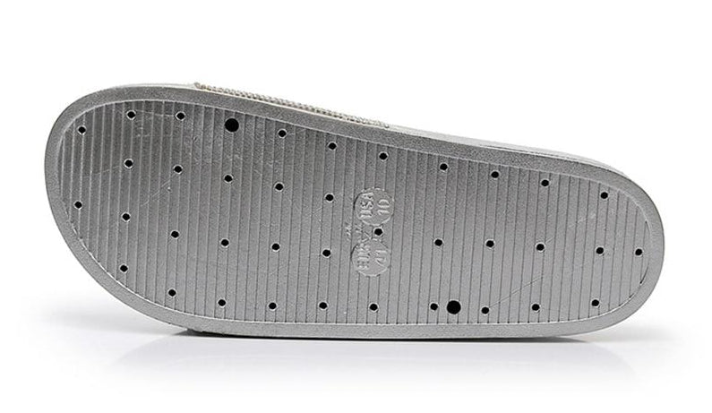 Women's Sparkling Crystal Embellished Slides Sandals