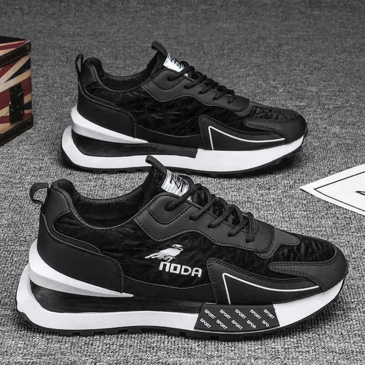 Men's Chunky Platform Lace-Up Sneakers for Elevated Style