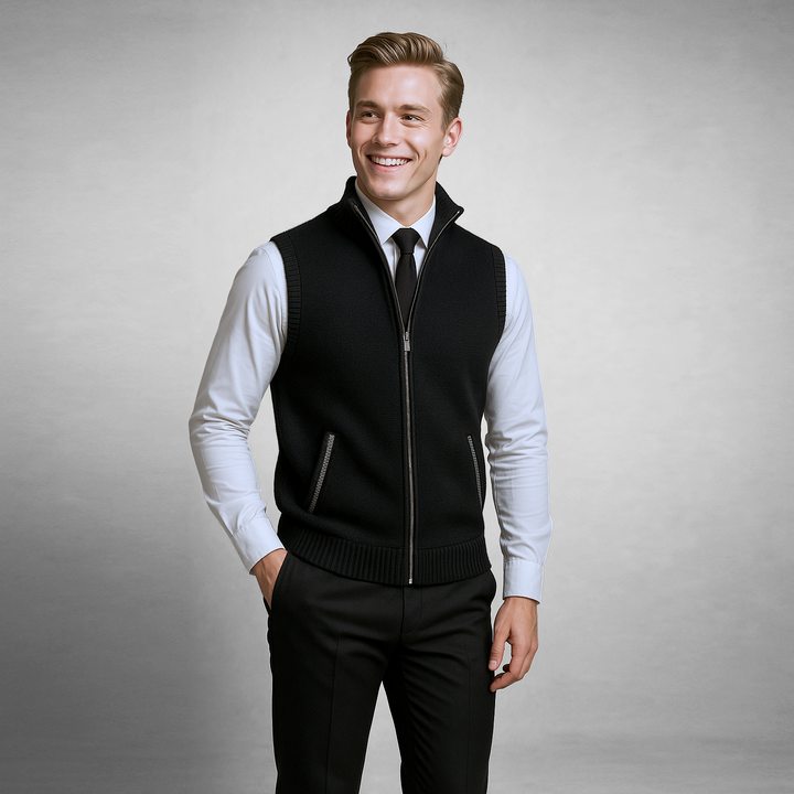 LAURENT MONACO | CASUAL WOOL VEST