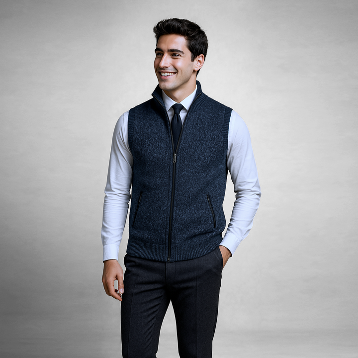 LAURENT MONACO | CASUAL WOOL VEST