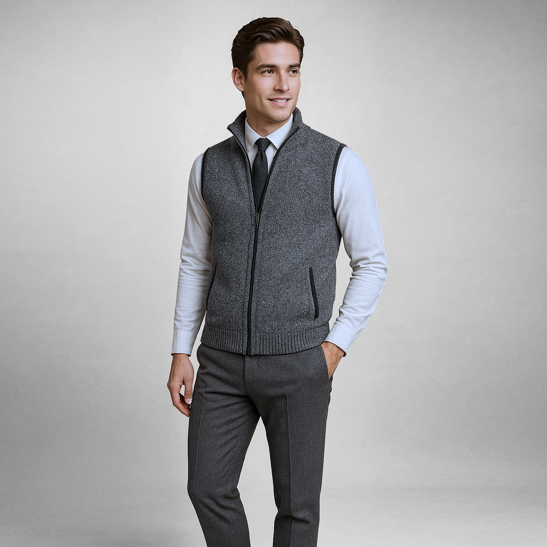 LAURENT MONACO | CASUAL WOOL VEST