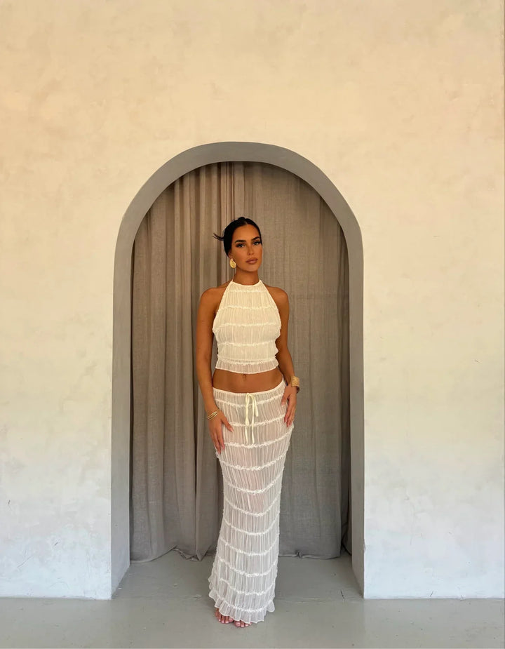 Hawaii Set for Women with Top and Maxi Skirt - Natasha
