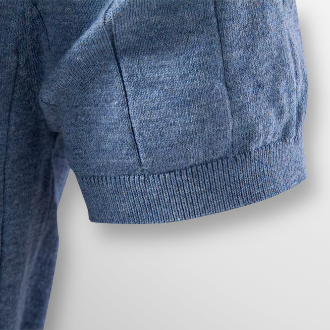 LAURENT MONACO | MEN'S KNIT PULLOVER T-SHIRT