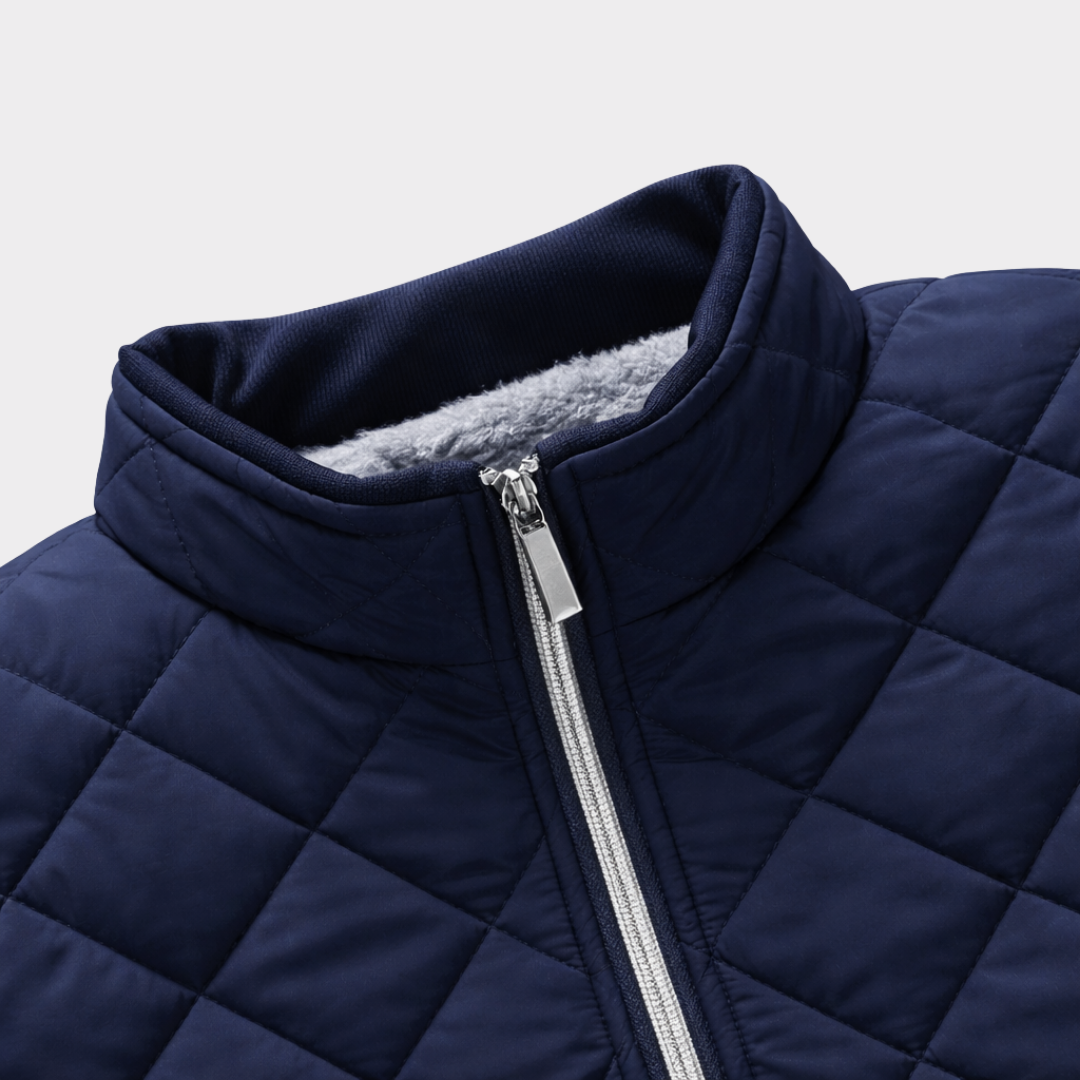 LAURENT MONACO | CLASSIC WARM QUILTED WINTER JACKET FOR MEN