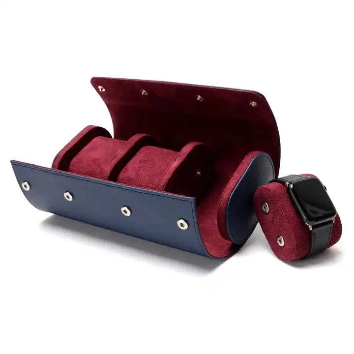Emma & Rose Manhattan Rhys™ watch holder displayed on a white background, showcasing its elegant design and compact size.