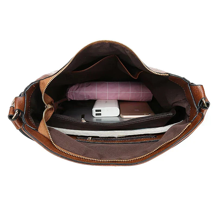 Gudborg | Elegant and Spacious Everyday Bag in Classic Black