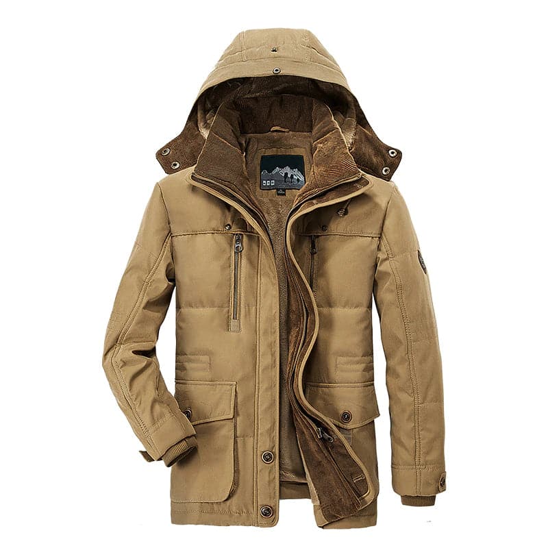 Men's Hooded Parka Jacket – Ultimate Winter Warmth & Style