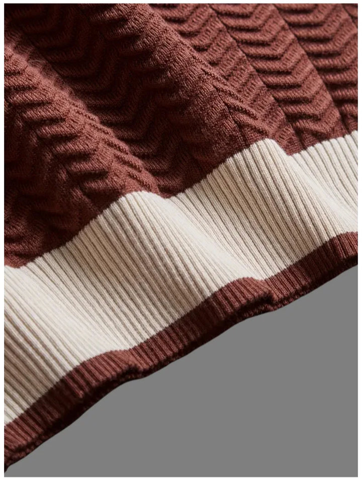 LAURENT MONACO | TEXTURED KNIT T-SHIRT FOR MEN