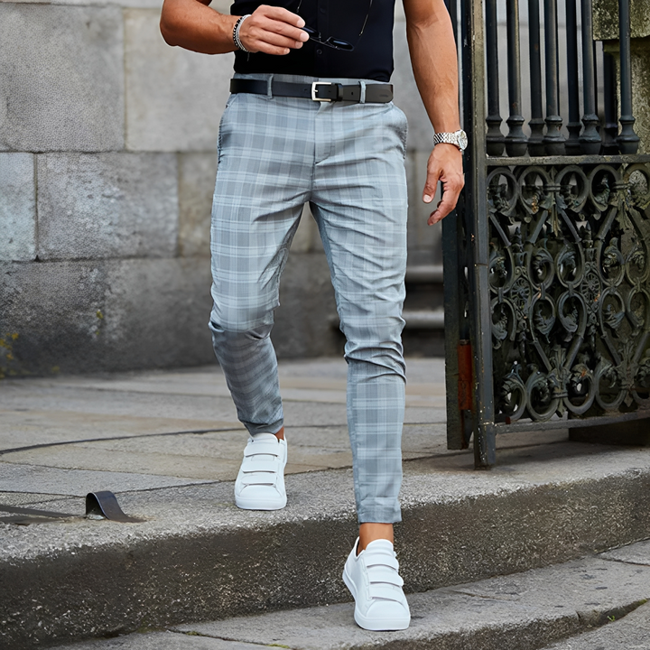 Elezer Comfortable Summer Pants for Men, view 2 - Elena Harper