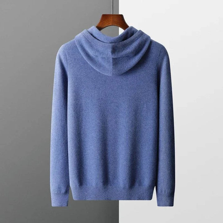 Emma & Rose cashmere hooded sweater — premium knitwear