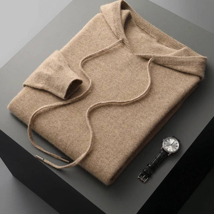 Emma & Rose cashmere hooded sweater — premium knitwear