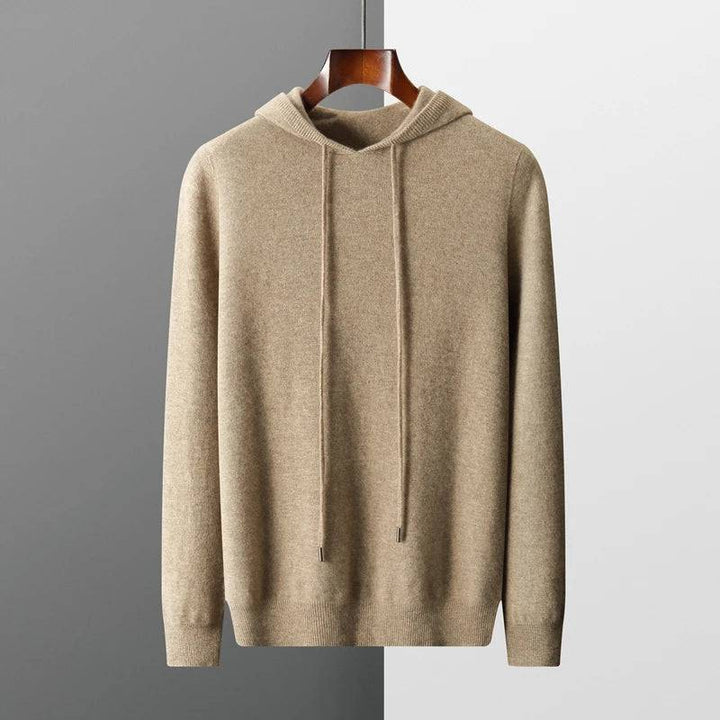 Emma & Rose cashmere hooded sweater — premium knitwear