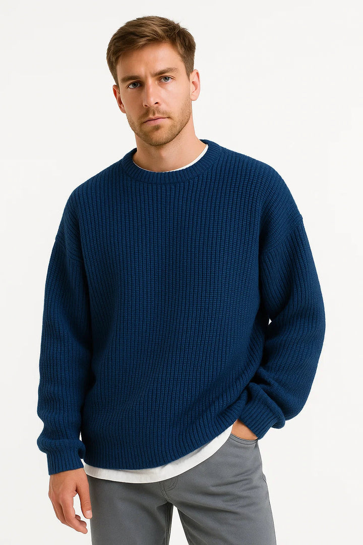 HARRINGTON OXFORD | OVERSIZED RIBBED SWEATER FOR MEN
