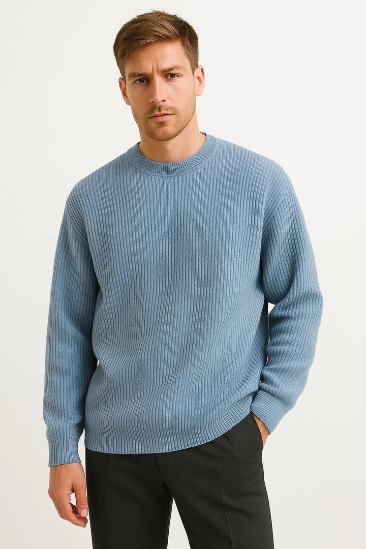 HARRINGTON OXFORD | OVERSIZED RIBBED SWEATER FOR MEN