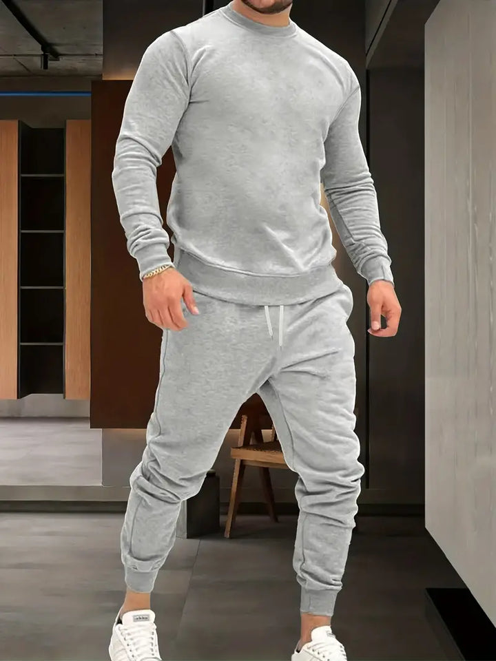 Men's Slim Fit Jogging Pants Long Sleeve Classic with Breathable Fabric