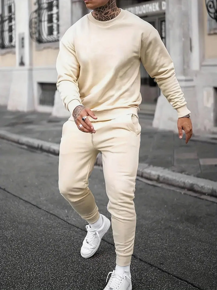 Men's Slim Fit Jogging Pants Long Sleeve Classic with Breathable Fabric