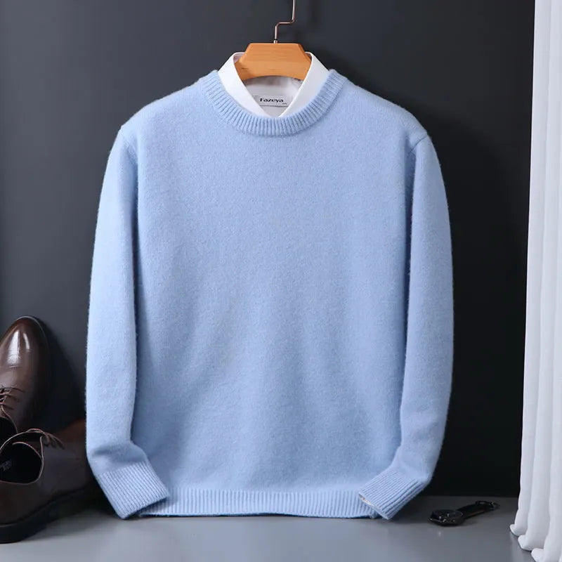 Men's Sweater Classic Cut Long Sleeve Soft with Shape Stability