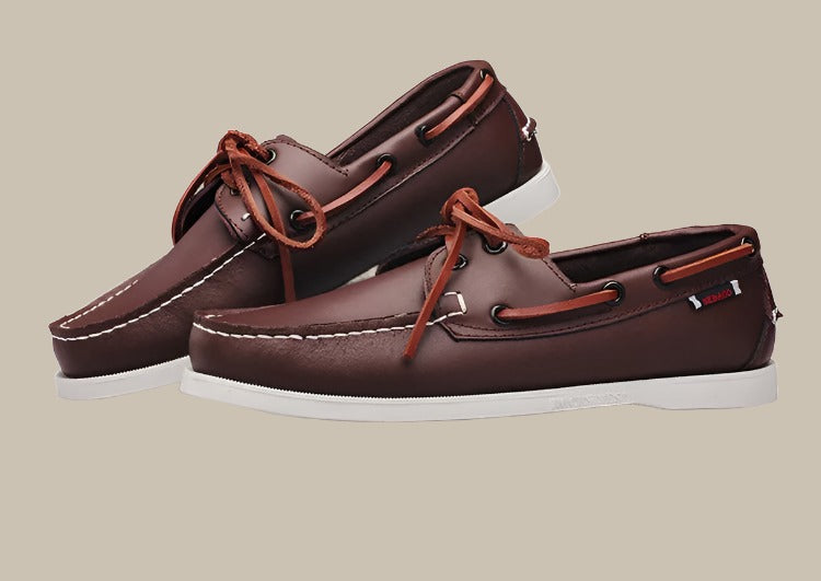 Men's Shoes Loafers Lace-Up Stylish Design with Ergo Insole, view 3 - Elena Harper