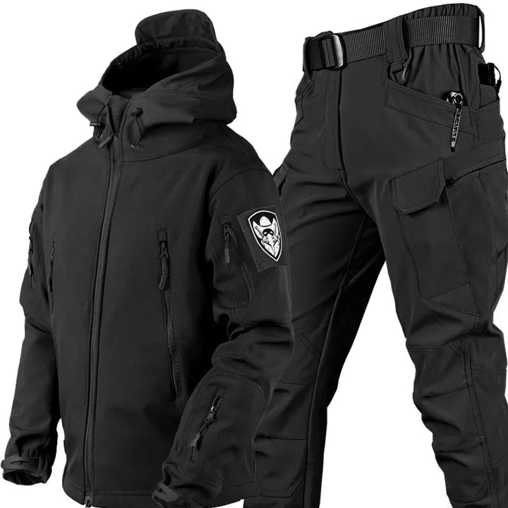 Men's Winter Jacket Windproof Weather Protection with Zipper Pockets