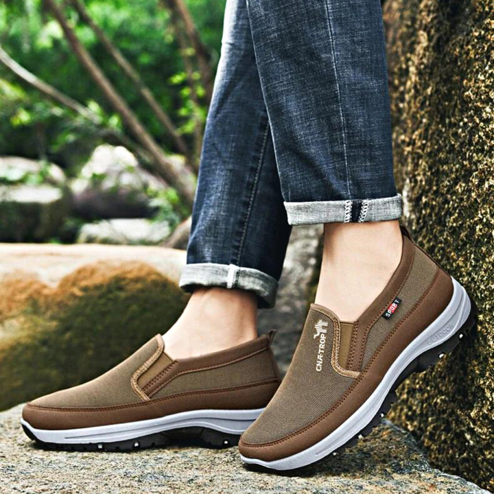 Men's Winter Shoes Slip On Knitted Non-Slip with Memory Foam