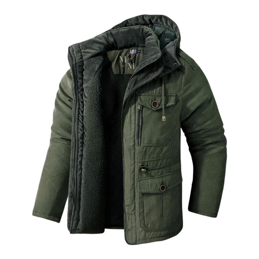 Men's Hooded Winter Jacket - Warm & Versatile Outerwear